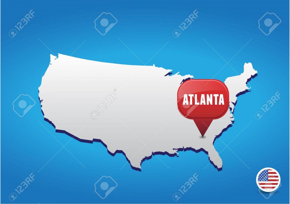 Atlanta (JAV žemėlapio